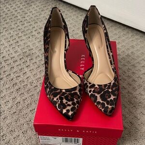 Kelly & Katie Animal Print Heels